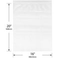 thumbnail image 2 of Plymor 16" x 20" (Pack of 50), 6 Mil Industrial Duty Zipper Reclosable Plastic Bags, 2 of 3