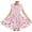 Multicolor, variant on THDHVS Kids Dress,Beautiful Floral Print Short Sleeve Dress for Girls Summer Wear Party and Special Occasion,Dresses for Girls Blue