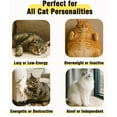 thumbnail image 5 of Cat Puzzle Felt Maze Box Cat Toys,Cats Scratch Puzzles Enrichment Box,Interactive Cats Puzzle Toy,pet Maze and Boxes Game,Self Play Enrichment Toy with Balls,Brain Game Toys Indoor, 5 of 9