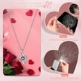 thumbnail image 4 of Sdmnsg-T Preserved Real Rose with Heart I Love You Necklaces for Women - Eternal Red Flowers Gifts for her Romantic Gift Set for Girlfriend Birthday Anniversary on Valentines Mothers Day Christmas, 4 of 17