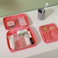 thumbnail image 4 of Bolsa de cosméticos engrosada, bolsa de almacenamiento de viaje portátil, bolsa de viaje portátil de doble capa para mujeres, bolsa de lavado de viaje para hombres, 4 of 4
