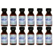 Germa Gentian Violet. First Aid Antiseptic. Prevents Skin Infection in Minor Scrapes, Cuts and Burns. 1 oz. Pack of 12