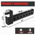 thumbnail image 7 of Safety Catches, Spotter Arms-Fit 2"x 2" Tube, with 1" Hole for Squat Rack Power Rack Cage, 800LBS Capacity (1 Pair), 7 of 7