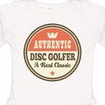 thumbnail image 4 of Inktastic Disc Golfer Vintage Classic Boys or Girls Long Sleeve Baby Bodysuit, 4 of 5