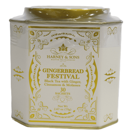 Harney & Sons .,. Gingerbread Festival, Black .,. Tea with Ginger .,. & Cinnamon