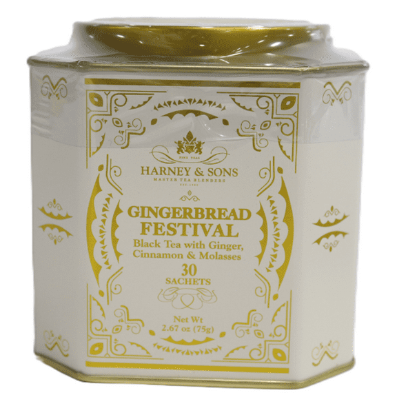 Harney & Sons .,. Gingerbread Festival, Black .,. Tea with Ginger .,. & Cinnamon