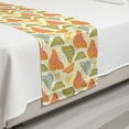 thumbnail image 2 of Butterflies Bed Runner, Hand Drawn Sketchy Interpretation, Decorative Accent Bedding Scarf for Hotels Homes and Guestrooms, Twin, Cream Multicolor, by Ambesonne, 2 of 2
