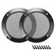 thumbnail image 5 of Rejilla de altavoz Uxcell de 4" Malla Circular Decorativa Protector de Woofer Cubierta de Piezas de Audio Negra 2 pcs, 5 of 5