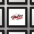 thumbnail image 4 of Gallery Pops Yellowstone - So Wild So Angry Wall Art, Black Framed Version, 12" x 12", 4 of 5