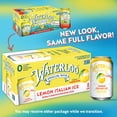 thumbnail image 2 of Waterloo Sparkling Water, Lemon Italian Ice, 12 fl oz, 8 pack cans, 2 of 7