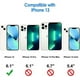 thumbnail image 2 of Funda para iPhone 13 de 6,1 pulgadas, funda protectora transparente antiamarilleamiento a prueba de golpes, cubierta antiarañazos (HD transparente), 2 of 5