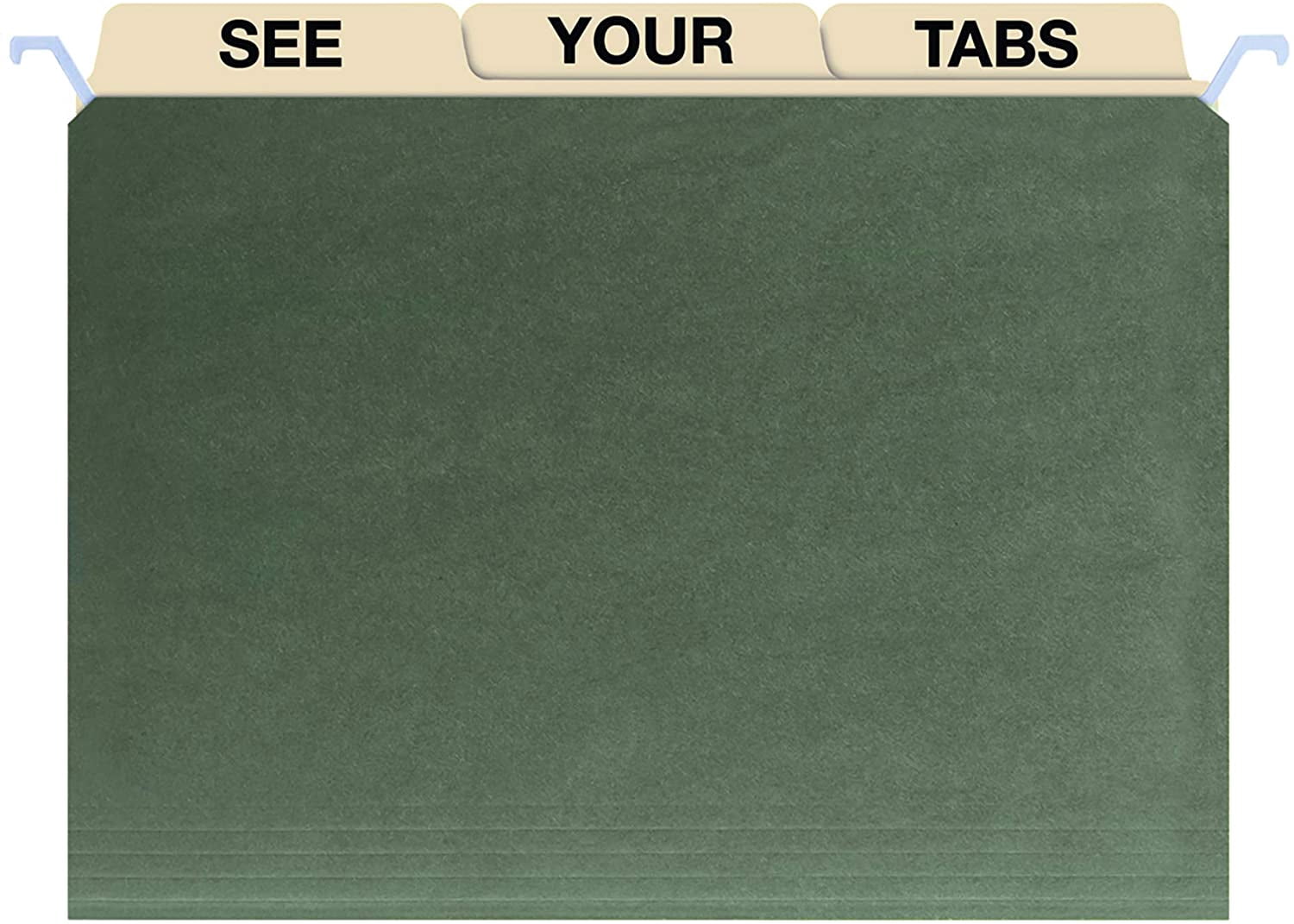 Find It Tab View Hanging File Folders Letter 9/Pack Green (FT07032)