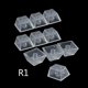 thumbnail image 1 of R1 10 Uds Abs sin tapa de llave impresa Teclado mecánico tapa de tecla Abs transparente, 1 of 3