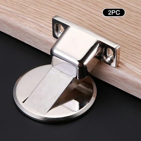 

Felirenzacia Suction Door Stops Invisible Anti-collision Punch Stainless Steel Magnetic Home