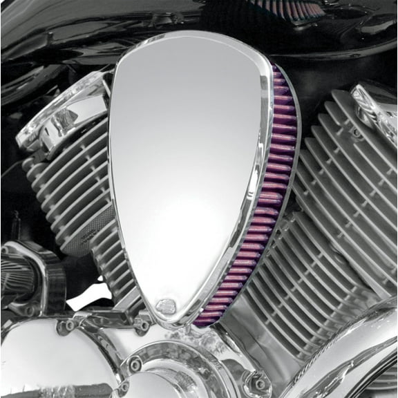 Baron Chrome Smooth Big Air Cleaner Kit (BA-2080-00)