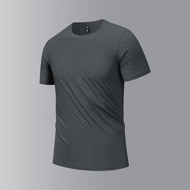 Blusas y camisas de manga corta con cuello redondo para hombre, blusas/camisetas casuales de verano a la moda de color liso con cuello redondo para hombre.