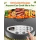 thumbnail image 4 of Freidora de aire Nuwave Oven Pro Plus, encimera de infrarrojos, convección avanzada 2025, sin descongelar ni precalentar, cocinar fresco o congelado, domo eléctrico duradero, 100 preajustes y 50 memor, 4 of 5