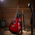 thumbnail image 7 of Ashthorpe 6 Strings Acoustic Guitar, Red,12 oz, 41", 7 of 7