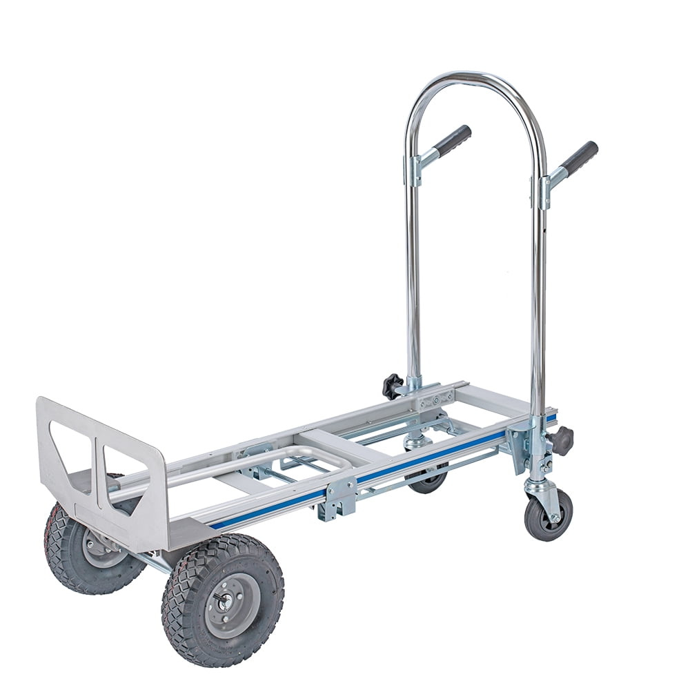 Chinco Star Truck_3 Stair Climber Hand Truck Dolly, Heavy-Duty Trolley Cart  330lb Capacity, Adjustable Grocery Cart 44-Inch Tall Hand with Ergonomi