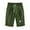 Army Green1, variant on Maean Casual Shorts for Women Elastic Waist Drawstring Frayed Hem Knee Printed Loose Capris with Pockets