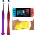 thumbnail image 1 of Destornillador Triwing para Nintendo Switch, kit de destornilladores Phillips de 2,0 mm y Y00 Tri-Point Tri Wing de 1,5 mm, compatible con la reparación de Nintendo Switch Joy-Con y consolas, 1 of 8