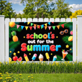 thumbnail image 5 of Colorful Theme School's Out Banner Decorative Design Summer Party Ice Cream for School Celebration Outdoor Event Holiday Party, 5 of 9