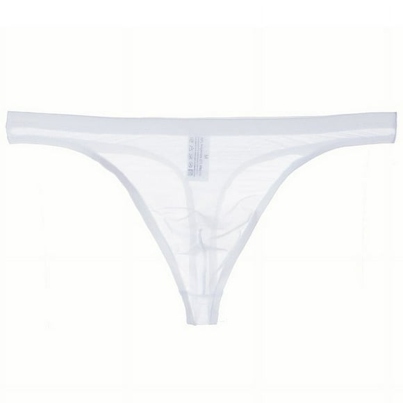 Herrnalise Men's Jockstrap Underwear Thong Mesh Comfortable Sweat-absorbing Ultra-thin Underwear Sexy T-shirt Sexy Underwear Set For Men For White,M