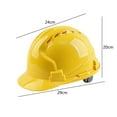 thumbnail image 4 of Thickened V-shaped ABS safety helmet, construction site labor protection he GXC, 4 of 8
