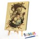 thumbnail image 1 of Cuadros Decorativos Pintura al óleo sin marco por números DIY Anime Picture Craft Kit para la sala de estar del hogar JShteea Nuevos Originales, 1 of 9