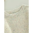 thumbnail image 5 of Bagilaanoe Toddler Baby Girl Boy Knitted Sweater Long Sleeve Pullover 6M 12M 18M 24M 3T 4T 5T 6T Kids Warm Jumpers Tops Fall Loose Knitwear, 5 of 8