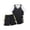 Black, variant on Girls Outfit Sets Unisex Training Sports Team 5 14 Years Kids Outdoor Clothes,Sky Blue,Size 13 -14 Years