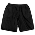thumbnail image 4 of Bermuda Shorts for Women Knee Length Summer Casual Cotton Linen Hollow out Elastic Waist Straight Leg Shorts with Pockets, 4 of 4