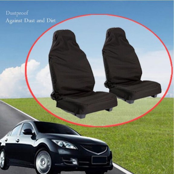 SWETRACE 2-Pack Black Breathable Car Seat Covers for SUV and Truck, Seat Protectors for Vehicle Interiors