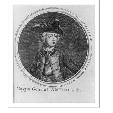 Historic Print, Mayjor General Amherst, 16" x 20"