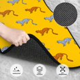 thumbnail image 3 of Balery Leopard Print Juego de 4 Alfombrillas para Auto, Revestimientos de Caucho Resistente, Diseño Antideslizante, 3 of 7