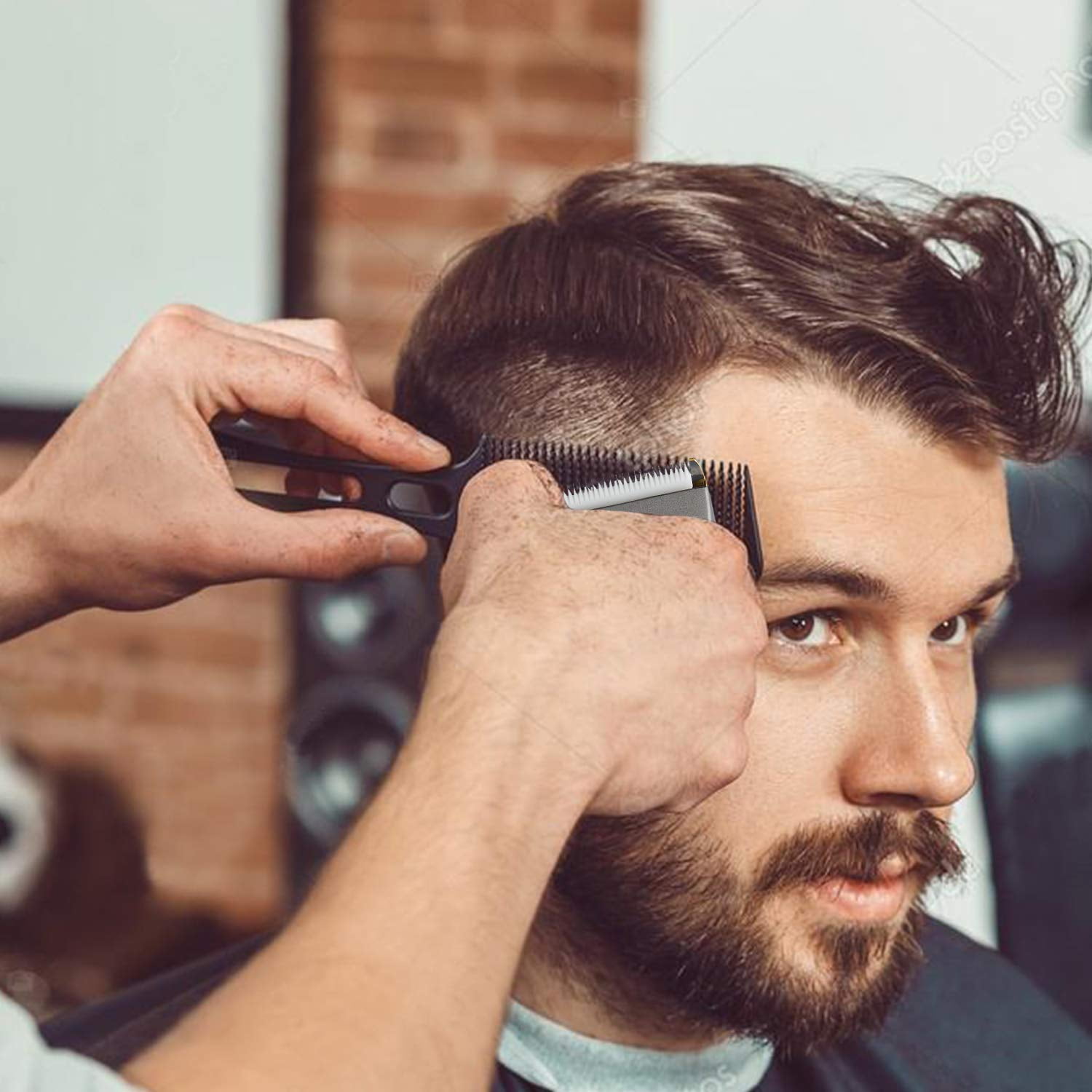 ceenwes updated version professional hair clippers cordless haircut kit