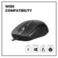 All Optical Computing Perixx, Computer Mouse, Optical, 1000 DPI, Wired, Black - Walmart.com