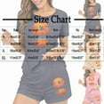 thumbnail image 3 of Censtreet Women's Pajama Sets Halloween Short Sleeve Pjs 2 Piece Top and Shorts Sleepwear Comfy Soft Lounge Sets S-XL, 3 of 9