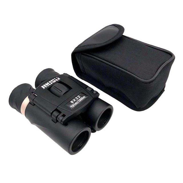 Binoculares Para Adultos , 8x22 Binoculares Plegables Para Ver Aves Conciertos ejercicio Correa Y Bolsa De Transporte Zulema Prismáticos de zoom de viaje