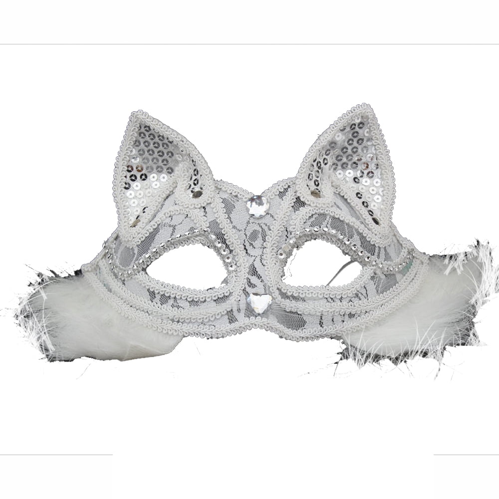 Women Half Face Cosplay Party Mask Ball Masquerade Props Halloween Princess Gift 