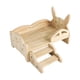 thumbnail image 3 of Cama para Conejillos de Indias, Hábitat para Mascotas Pequeñas con 2 Escaleras, Nido de Cama Resistente para Animales Pequeños para Conejos, Conejos,, 3 of 9