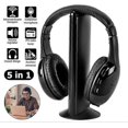 thumbnail image 1 of 5 in 1 Hi-Fi Wireless Headset Headphone Earphone For FM Radio TV DVD MP3 PC, 1 of 3