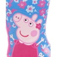 thumbnail image 4 of Peppa Pig Bottes de Pluie pour Filles à Fleurs Violettes avec Poignées (7 UK Enfant), 4 of 6