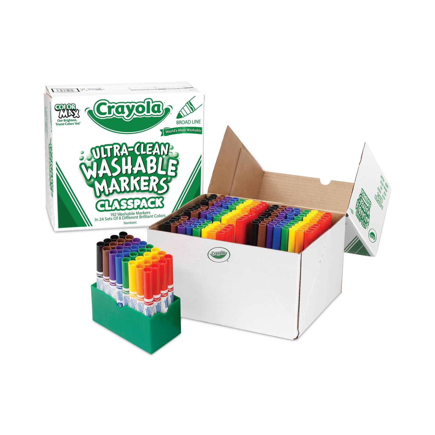 Crayola® Fine Line Markers, Assorted Classic Classpack®, Box Of