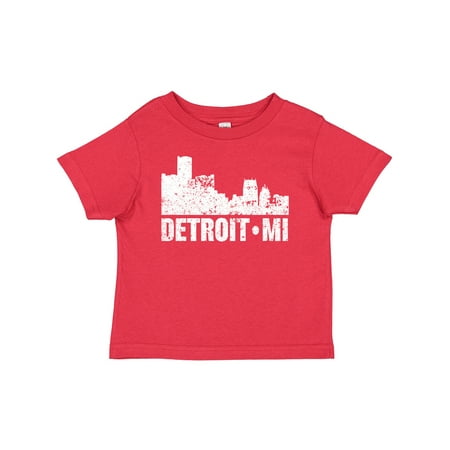

Inktastic Detroit Skyline Grunge Gift Baby Boy or Baby Girl T-Shirt
