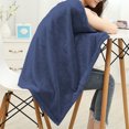 thumbnail image 6 of Flannel Blanket, Polyester Fiber Throw, Solid Color Lightweight Travel Blanket for Bed Sofa Car, Machine Washable Soft Warm Cozy Throw Blanket, 6 of 7