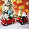 thumbnail image 4 of Coxeer Christmas Desk Decoration Santa Light up Xmas Tree Desk Ornament Table Decor, 4 of 10