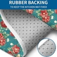 thumbnail image 4 of Pioneer Flower Floral Print Pattern Bathroom Rugs Sets 3 Piece,Toilet Cover Set,Absorbent Non Slip Bathroom Mats Sets with U-Shaped Contour Rug Toilet Rug Set, 4 of 5