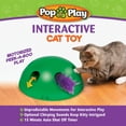 thumbnail image 5 of As Seen on TV Pop N' Play Interactive Cat Toy, Motorized Peek-A-Boo Play with Mouse and Feather Toys, 5 of 5