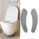 thumbnail image 3 of M Buder Fundas para Asiento de Inodoro 2 Piezas Lavables y Reutilizables de 37 cm / 14.6 inches, Cojín Suave de Franela y Algodón para Mayor Comodidad en el Baño, Color Gris Cálido y Universal, 3 of 9